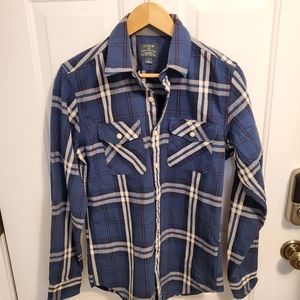 J. Crew Heavyweight Flannel Mens Small Excellent